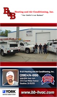 B&B Heating And Air Conditioning, Inc.